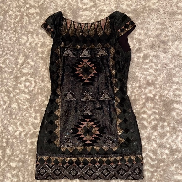 All Saints Dresses & Skirts - All saints hand embellished sparkle dress